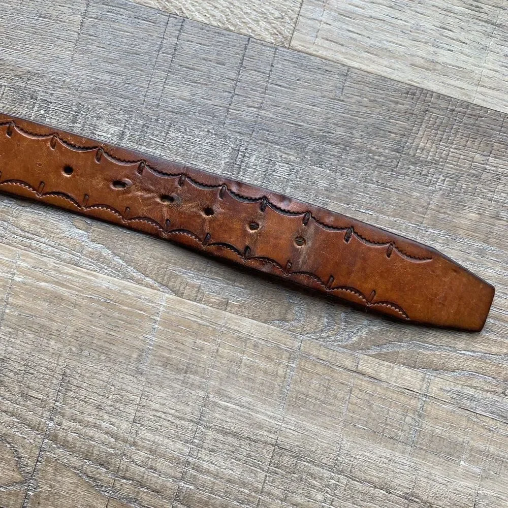 Unbranded Women's Brown and Gold Belt